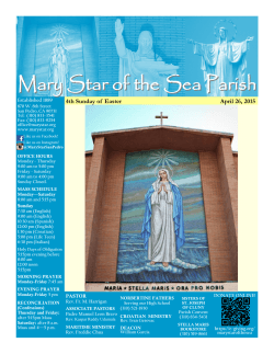 April 26, 2015 - Mary Star of the Sea Parish