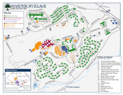 Map of the Campus - Masonic Villages