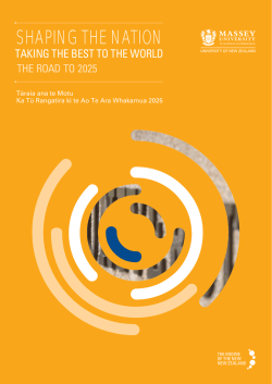 Massey University Road 2025