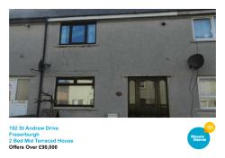 162 St Andrew Drive Fraserburgh 2 Bed Mid