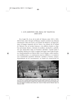 CapÃ­tulo I. Los Jardines del Real de Valencia 1868-1878