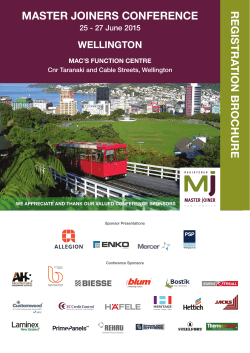 to Conference Brochure 2015