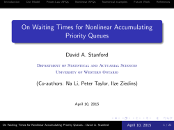 On Waiting Times for Nonlinear Accumulating Priority Queues