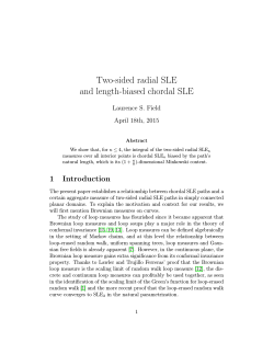 Two-sided radial SLE and length