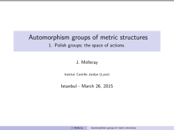 Automorphism groups of metric structures