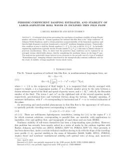 PERIODIC-COEFFICIENT DAMPING ESTIMATES, AND STABILITY