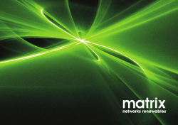 Case Studies - Matrix Networks Renewables