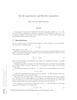 On the isoperimetric and Hurwitz inequalities