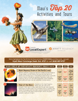 Top 20 Maui Activities and Tours - Hyatt Regency Maui Resort & Spa