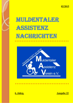 Muldentaler Assistenznachrichten 02-2015