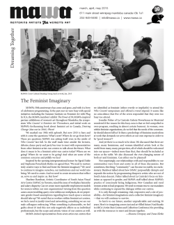 MAWA Spring 2015 - Mentoring Artists for Women`s Art