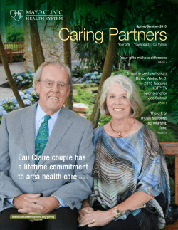 Caring Partners newsletter - Mayo Clinic Health System
