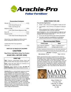 Arachis-Pro - Mayo Fertilizer