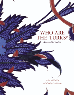 WHO ARE THE TURKS?