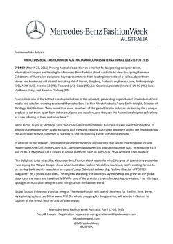 2015_MBFWA INTERNATIONAL ANNOUNCEMENT_23022015