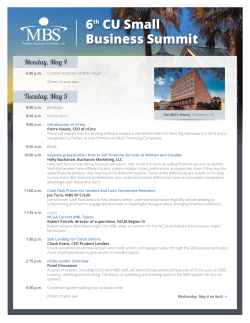 6th CU Small Business Summit - Member Business Solutions, LLC