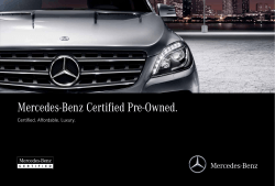 Mercedes-Benz Certified Pre-Owned. - Mercedes
