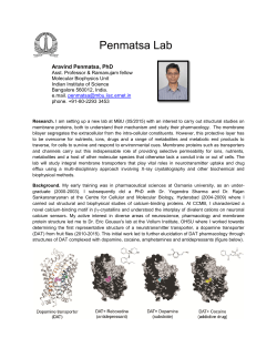 Aravind Penmatsa - Molecular Biophysics Unit
