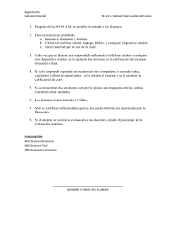 Reglamento - M. en C. Manuel Ivan Casillas del Llano