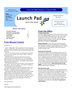 Launch Pad - McAuliffe Elementary School