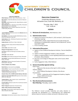 5.7.15_CC Exec Packet - Monterey County Children`s Council