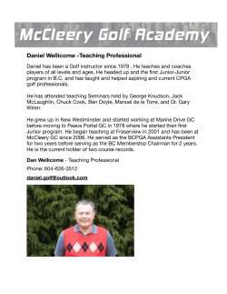 Read More... - McCleery Golf Academy