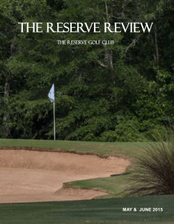 The RESERVE Review