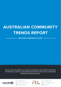 Australian Community Trends Report PDF
