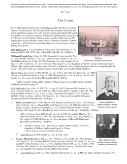 view Cox Family PDF file - McDaniels/McDonalds of Southwest