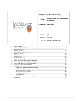 detailed guide - McMaster University