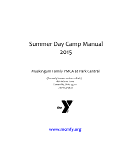 Day Camp Parent Handbook (download PDF)