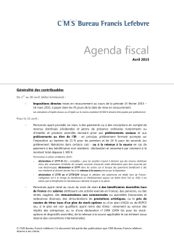 Agenda fiscal