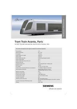 Tram Train Avanto, Paris