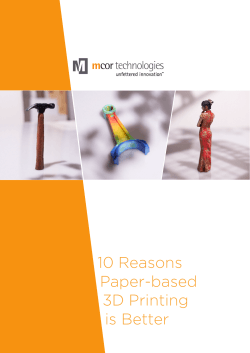 10 Reasons Paper-based 3D Printing is Better