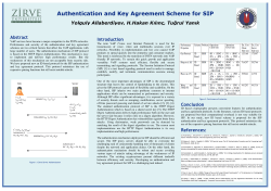 Authentication and Key Agreement Scheme for SIP