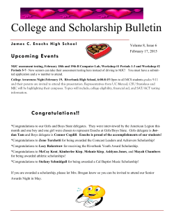 College and Scholarship Bulletin