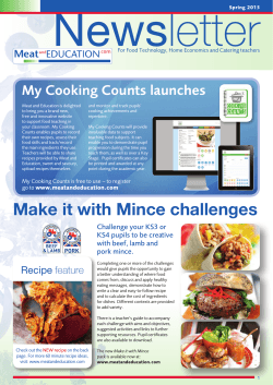 Make it with Mince challenges