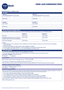 HOME LOAN SUBMISSION FORM.