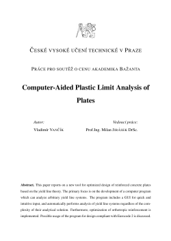 Computer-Aided Plastic Limit Analysis of Plates