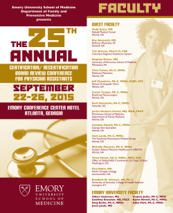 Annual - Emory University School of Medicine