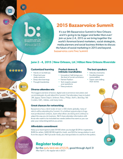 2015 Bazaarvoice Summit