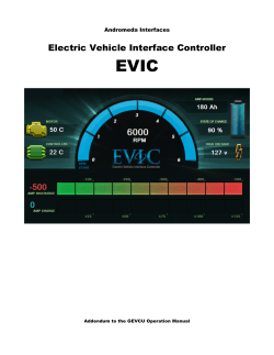 Electric Vehicle Interface Controller