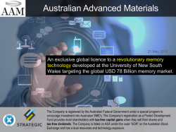 21 May 2015 - ABN Newswire