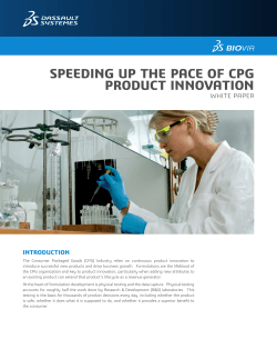 speeding up the pace of cpg product innovation