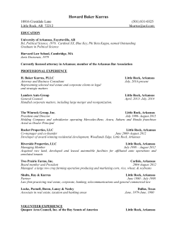 Baker resume - Arkansas Online