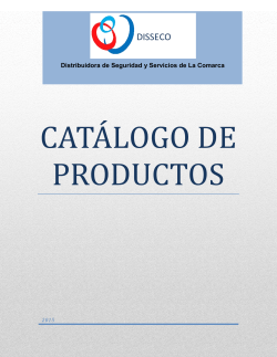 CATÃLOGO DE PRODUCTOS