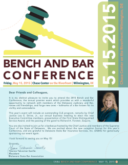 CONFERENCE - Delaware State Bar Association