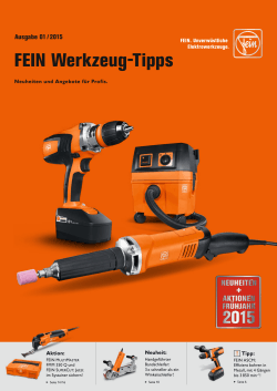 FEIN Werkzeug-Tipps - C. & E. Fein GmbH