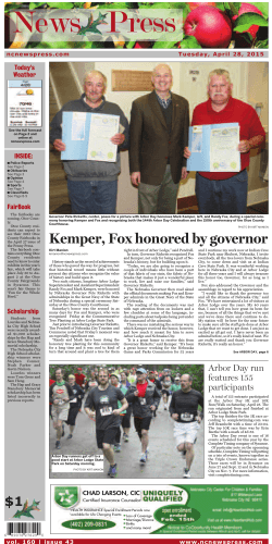 Kemper, Fox honored by governor