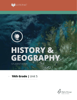 history and geography 1005